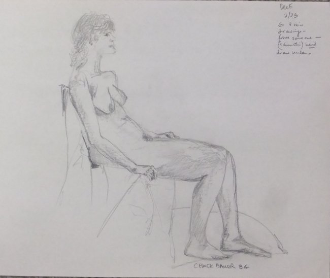Reclining Female Lifedrawing