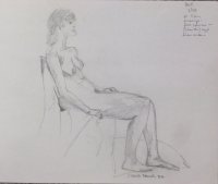 Reclining Female Lifedrawing