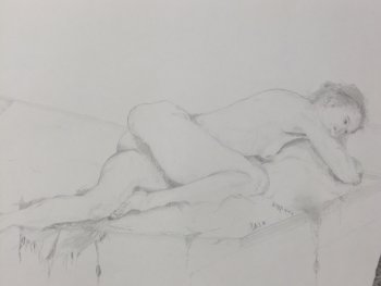 Reclining Female Lifedrawing