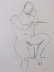 Seated Male Nude Gesture Lifedrawing