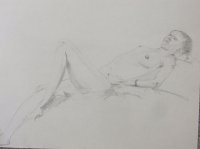 Reclining Female Lifedrawing