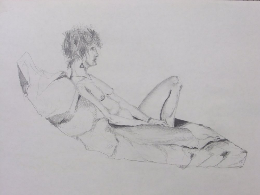 Reclining Female Lifedrawing
