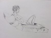 Reclining Female Lifedrawing