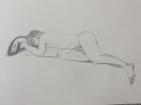 Reclining Female Lifedrawing
