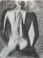 Female Nude Lifedrawing (Back)