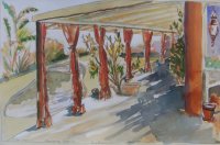 Backyard, Poolside, Palm Springs, California