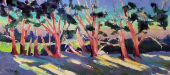 Dancing Oaks - Inspired by Matisse