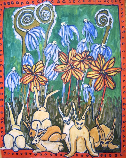 Flowers and Rabbits