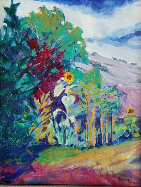 Forest Edge Sunflowers