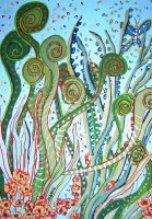 Garden with Caterpillars