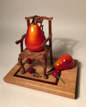 Pear in a Cherry Chair