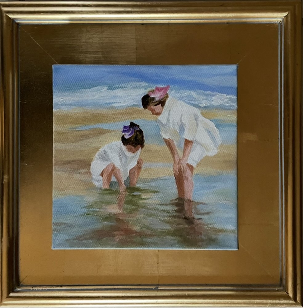 Girls at the Beach (AFTER Potthast)