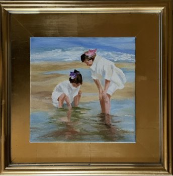 Girls at the Beach (AFTER Potthast)