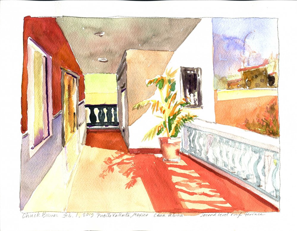 Second Level Roof Terrace, Casa Abina, Puerto Vallarta, Mexico