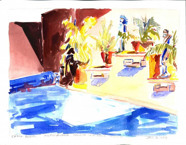 Poolside, Casa Abina, Puerto Vallarta, Mexico