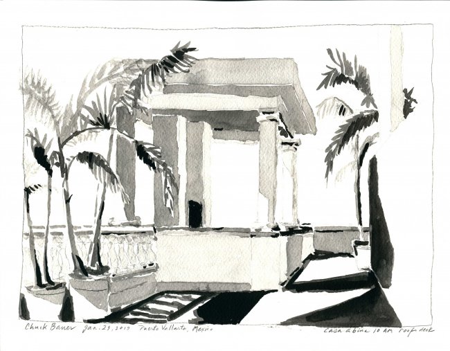 Casa Abina, 10am, Roof Deck, Puerto Vallarta, Mexico