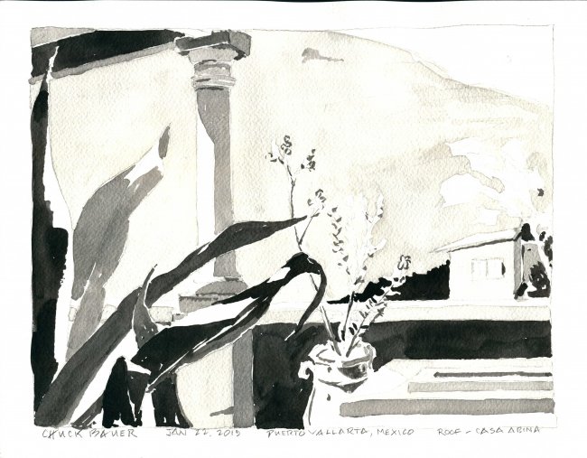 Roof, Casa Abina, Puerto Vallarta, Mexico