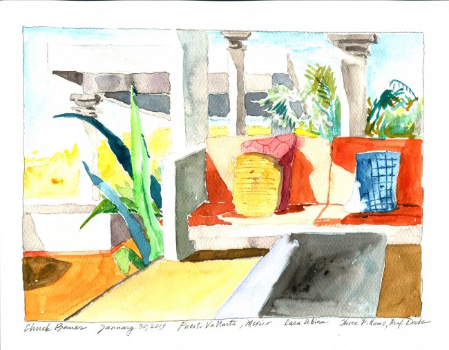 Three Pillows, Roof Deck, Puerto Vallarta, Mexico