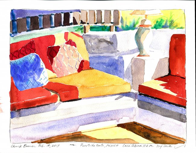 Casa Abina, Roof Deck, 11:00am Puerto Vallarta, Mexico