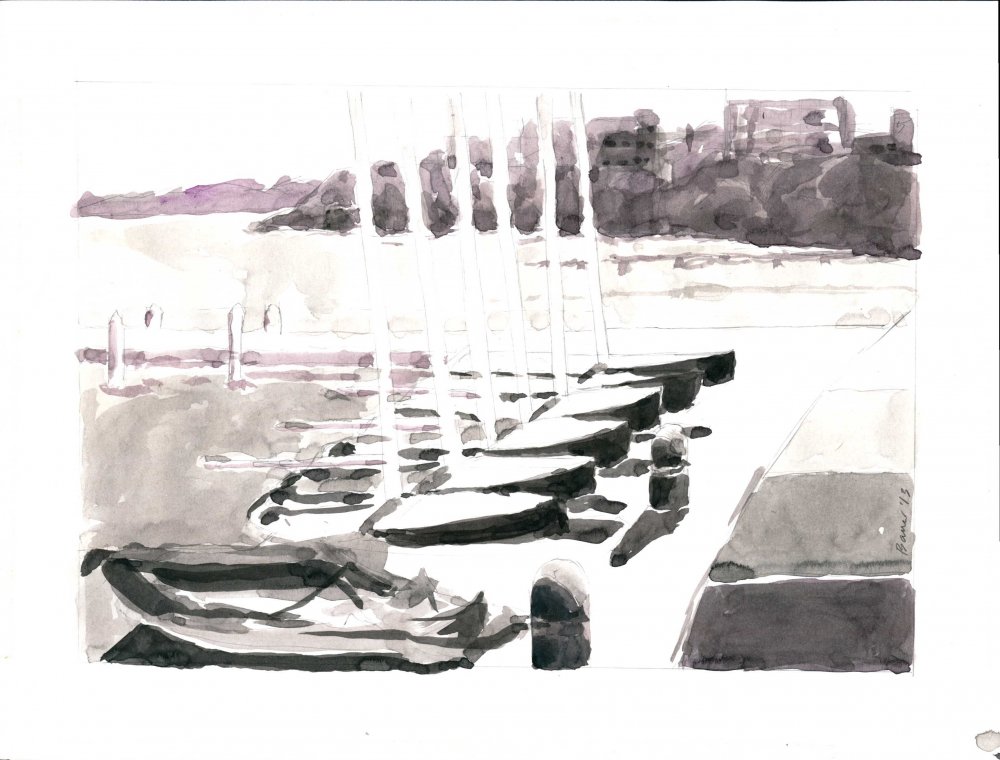 Sailboats Behind the Student Union