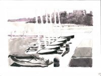 Sailboats Behind the Student Union