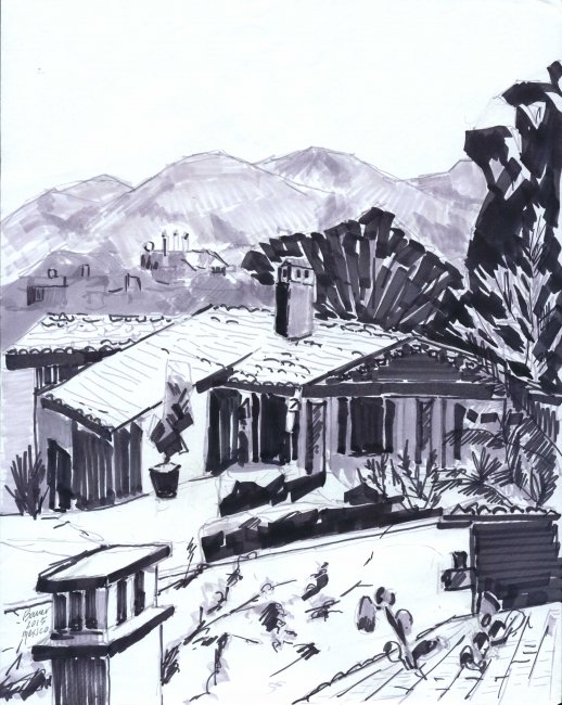 Hillside Houses, San Miguel de Allende, Mexico