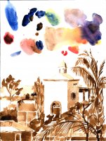 San Miguel, Mexico No. 1, View from Hotel (Mexico Spirits)