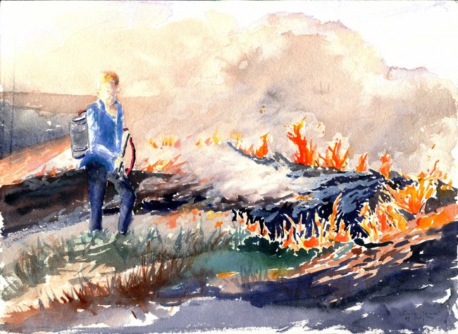 Chuck Beckwith in Controlled Burn 27 July 2004