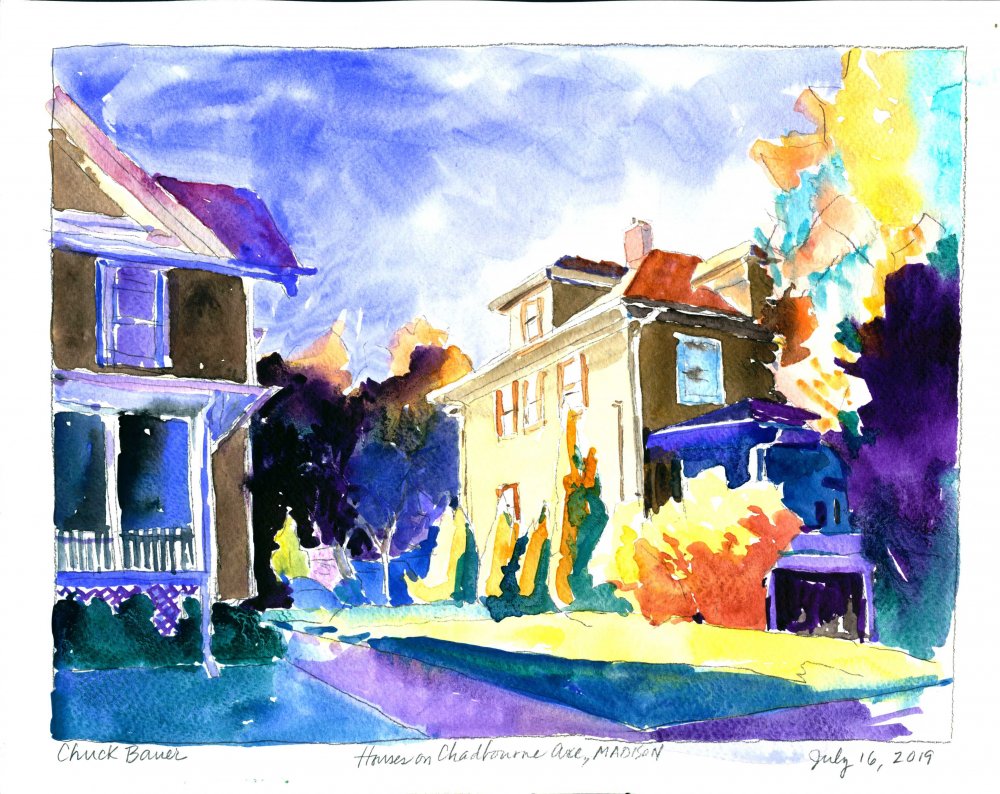 Houses on Chadbourne Ave., Madison, Wisconsin