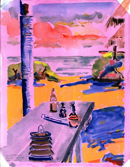 Beach Dawn, Tulum VII Mexico