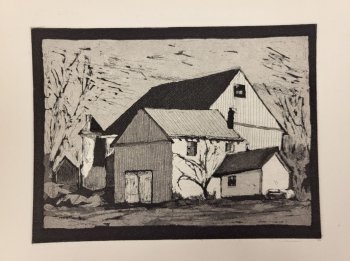Bucks County Barn, progressive proof no. 2