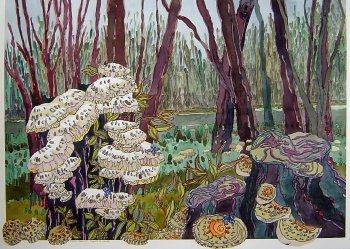 Oysters in Woods