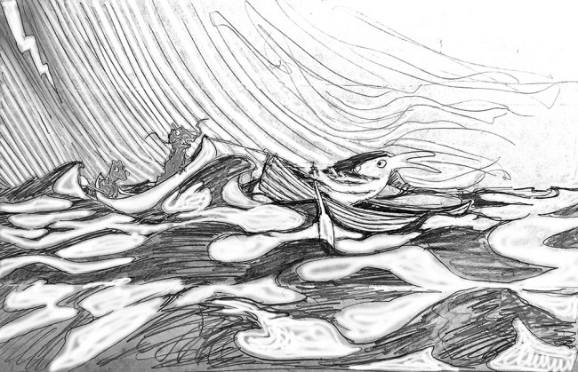 Rabbit Rescues Horse and Dragon