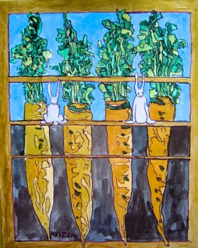 Rabbits With Carrots