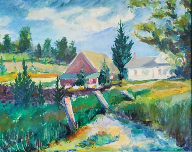 View of My Farm from the East