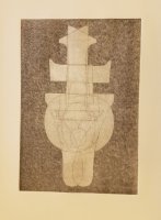 Digits 1, 5, 7 (Monoprint)