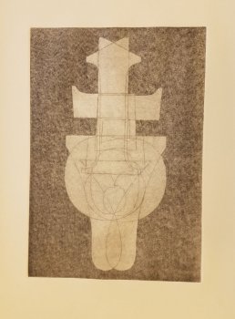 Digits 1, 5, 7 (Monoprint)