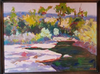 Desert River after Louis Esobedo