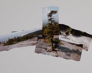 Mountain Pieces with Tree, by C.C.Bjerke