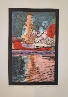 Clouds over Lake with Chine colle