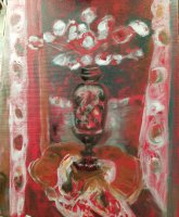 Anemone and Ranunculus (1929) underpainting