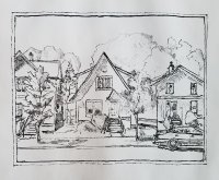 Erin Street Drypoint No. 1