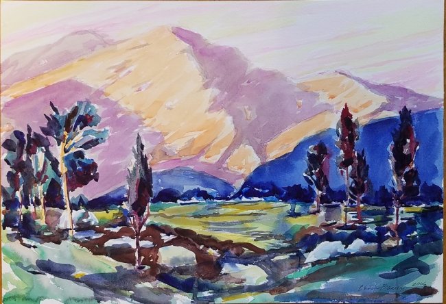 California Evening Mountain