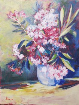 Mountain Laurel in a Vase (finish)