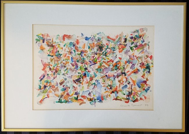 First Watercolor Abstract 1979