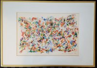 First Watercolor Abstract 1979