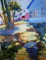 Front Yard View to Barnyard