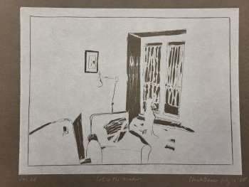 Cat in the Window (Grey cat)