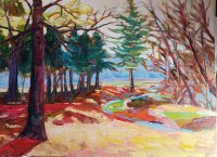 Grotto in Spring - York Center Road