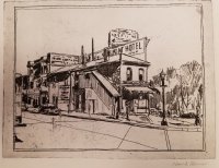 Draper Bros. Block (1867) N Hamilton and E Mifflin St., 1947, Madison, WI.